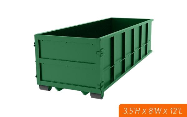 ten yard dumpsters can accommodate up to 2-3 tons of weight